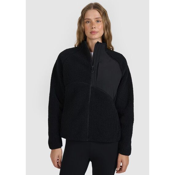 4F bluza polarowa damska polar sherpa 4FWAW25TFLEF329 czarny, Kolor: czarny, Rozmiar: M