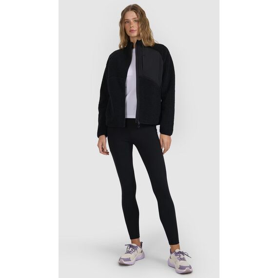 4F bluza polarowa damska polar sherpa 4FWAW25TFLEF329 czarny, Kolor: czarny, Rozmiar: M, 4 zdjęcie