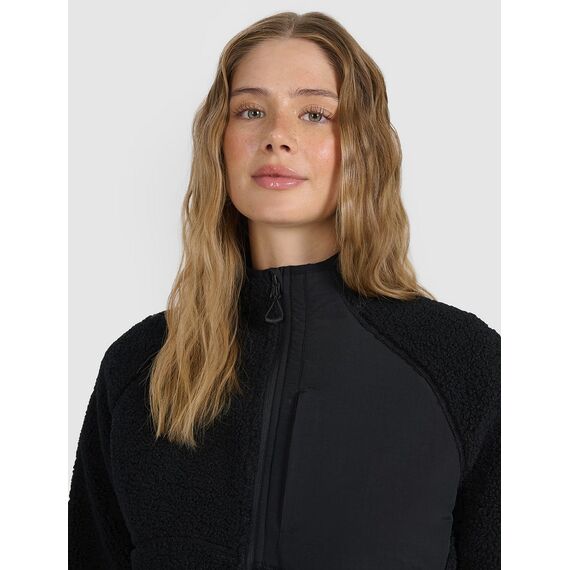 4F bluza polarowa damska polar sherpa 4FWAW25TFLEF329 czarny, Kolor: czarny, Rozmiar: M, 3 zdjęcie