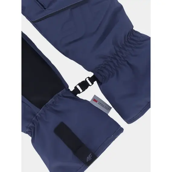 4F rękawice narciarskie męskie z tłoczonym logo 4FWAW25AFGLM166 niebieskie, Kolor: niebieski, Rozmiar: S, 2 zdjęcie