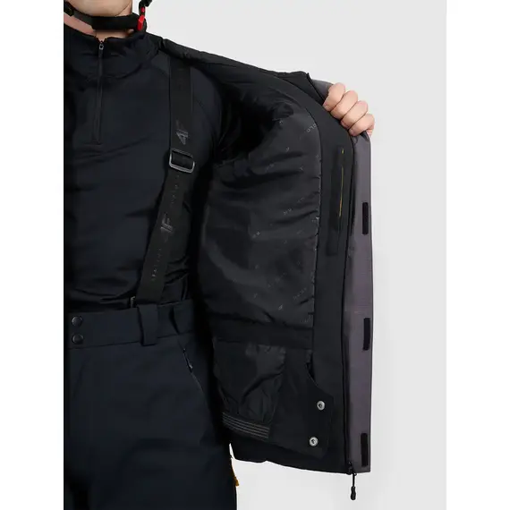 4F kurtka narciarska męska z membraną i ociepliną syntetyczną 4FWAW25TTJAM0791 czarna, Kolor: czarny, Rozmiar: M, 2 zdjęcie