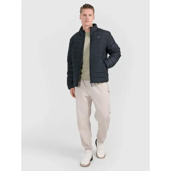 4F kurtka męska ze stójką z wypełnieniem syntetycznym 4FWAW25TDJAM597 czarna, Kolor: czarny, Rozmiar: XXL, 5 zdjęcie