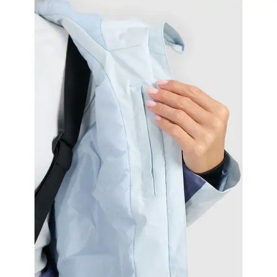 4F ocieplana kurtka narciarska damska z kieszeniami 4FWAW25TTJAF0805 niebieska, Kolor: niebieski, Rozmiar: S, 3 zdjęcie