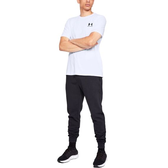 UNDER ARMOUR t-shirt męski koszulka treningowa SPORTSTYLE LEFT CHEST biała, Kolor: biały, Rozmiar: S, 4 zdjęcie