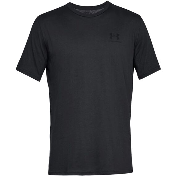 UNDER ARMOUR t-shirt męski koszulka treningowa SPORTSTYLE LEFT CHEST czarna, Kolor: czarny, Rozmiar: L