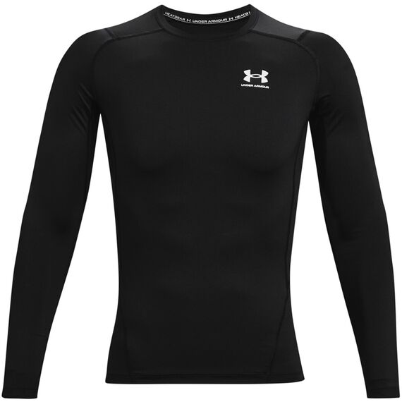 UNDER ARMOUR koszulka z długim rękawem do ćwiczeń HG Armour Comp LS, Kolor: czarny, Rozmiar: L