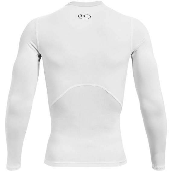 UNDER ARMOUR koszulka z długim rękawem treningowa UA HG Armour LS biała, Kolor: biały, Rozmiar: L, 2 zdjęcie