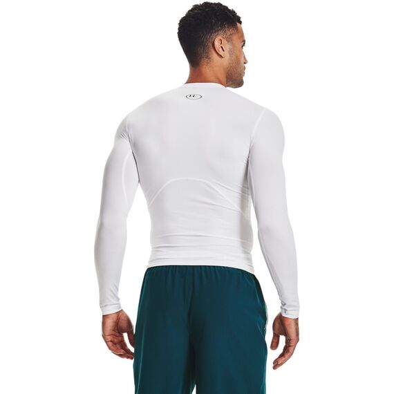 UNDER ARMOUR koszulka z długim rękawem treningowa UA HG Armour LS biała, Kolor: biały, Rozmiar: L, 5 zdjęcie