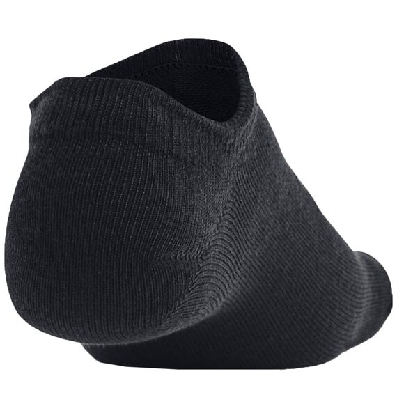 UNDER ARMOUR zestaw skarpetek stopek unisex 6 par Essential No Show czarne, Kolor: czarny, Rozmiar: S, 3 zdjęcie
