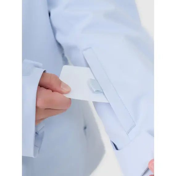 4F ocieplana kurtka narciarska dla dziewczynek 4FJWAW25TTJAF0817 błękitna, Kolor: fioletowy, Rozmiar: 140, 2 zdjęcie