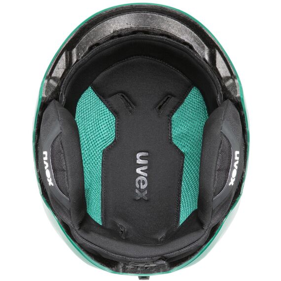 Kask narciarski dziecięcy UVEX Viti zielony, Kolor: zielony, Rozmiar: 51-55, 3 zdjęcie