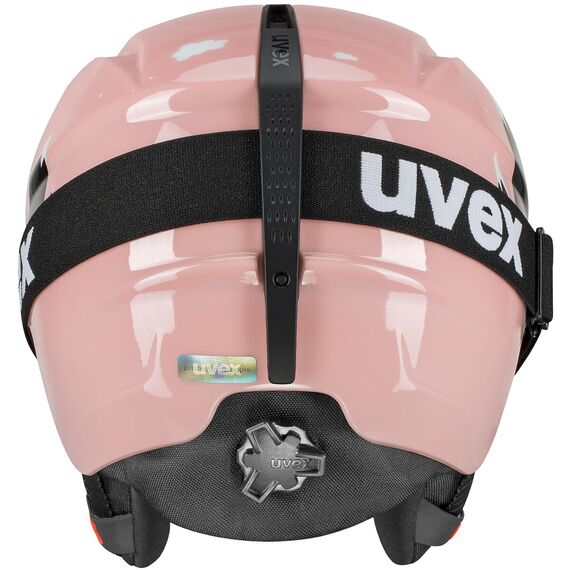 Kask narciarski dziecięcy z goglami UVEX Viti Set różowy, Kolor: różowy, Rozmiar: 46-50, 4 zdjęcie