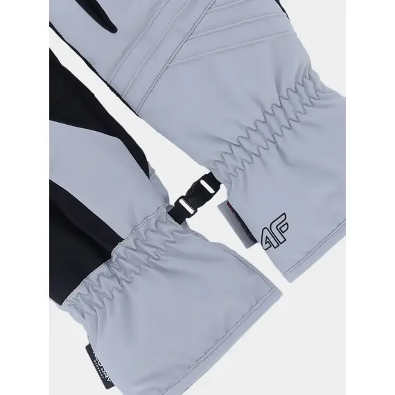 4F rękawice narciarskie zimowe damskie 4FWAW25AFGLF159 szare, Kolor: szary, Rozmiar: L, 2 zdjęcie