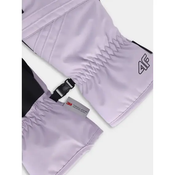 4F rękawice narciarskie zimowe damskie 4FWAW25AFGLF159 fioletowe, Kolor: fioletowy, Rozmiar: S, 2 zdjęcie