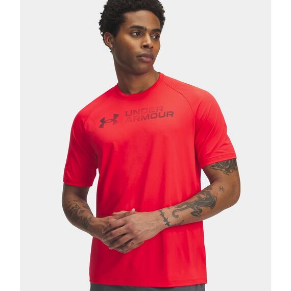 UNDER ARMOUR koszulka męska szybkoschnąca treningowa Reflective SS czerwona, Kolor: czerwony, Rozmiar: S