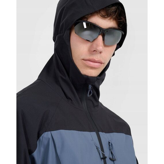 4F kurtka techniczna męska z kapturem i kieszeniami na piersi 4FWAW25TTJAM1010 niebieska, Kolor: niebieski, Rozmiar: XXL, 3 zdjęcie