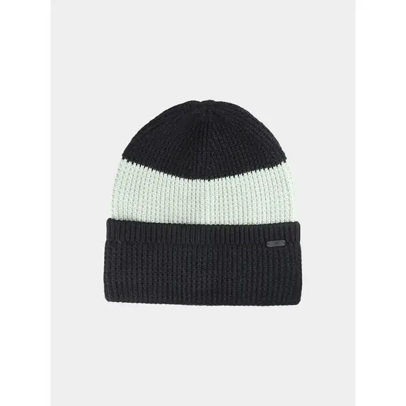 4F czapka chłopięca beanie o strukturze typu wafel 4FJWAW25ACAPM601 zielona, Kolor: zielony, Rozmiar: one size