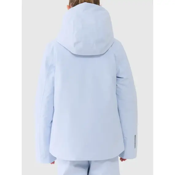 4F ocieplana kurtka narciarska dla dziewczynek 4FJWAW25TTJAF0817 błękitna, Kolor: fioletowy, Rozmiar: 134, 3 zdjęcie