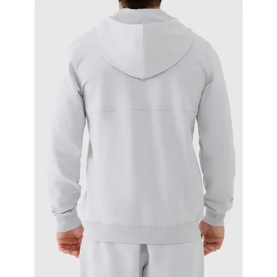 4F rozpinana bluza z kapturem męska 4FWAW25TSWSM1903 szara, Kolor: szary, Rozmiar: XXL, 5 zdjęcie