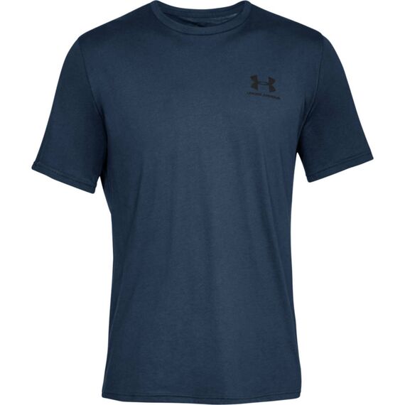 UNDER ARMOUR t-shirt męski koszulka treningowa SPORTSTYLE LEFT CHEST granatowa, Kolor: granatowy, Rozmiar: M