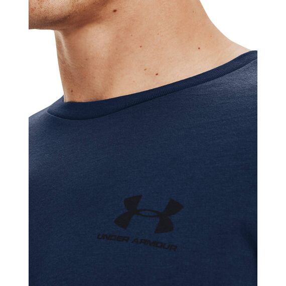 UNDER ARMOUR t-shirt męski koszulka treningowa SPORTSTYLE LEFT CHEST granatowa, Kolor: granatowy, Rozmiar: XL, 3 zdjęcie