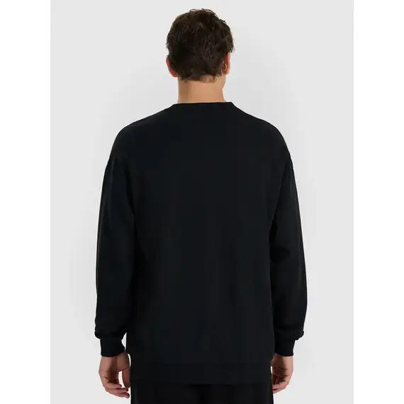 4F bluza męska bez kaptura 4FWAW25TSWSM1924, Kolor: czarny, Rozmiar: XL, 2 zdjęcie