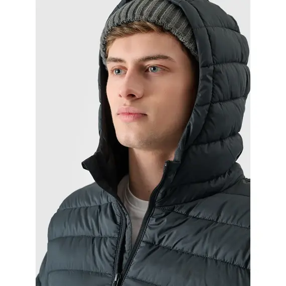 4F kurtka z kapturem z wypełnieniem syntetycznym 4FWAW25TDJAM598 czarna, Kolor: czarny, Rozmiar: L, 5 zdjęcie