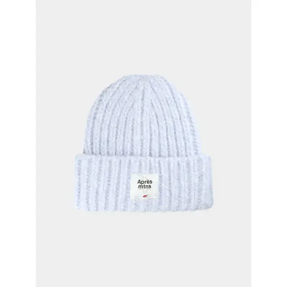 4F czapka damska zimowa beanie 4FWAW25ACAPF572 fioletowy, Kolor: fioletowy, Rozmiar: one size