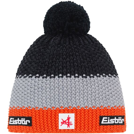 Czapka dziecięca Eisbar Star Pompon MÜ SA kids pomarańczowa, Kolor: pomarańczowy, Rozmiar: one size