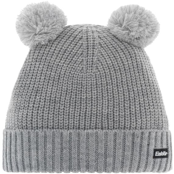 Czapka dziecięca Eisbar Ponti Pompon MÜ kids szara, Kolor: szary, Rozmiar: 53