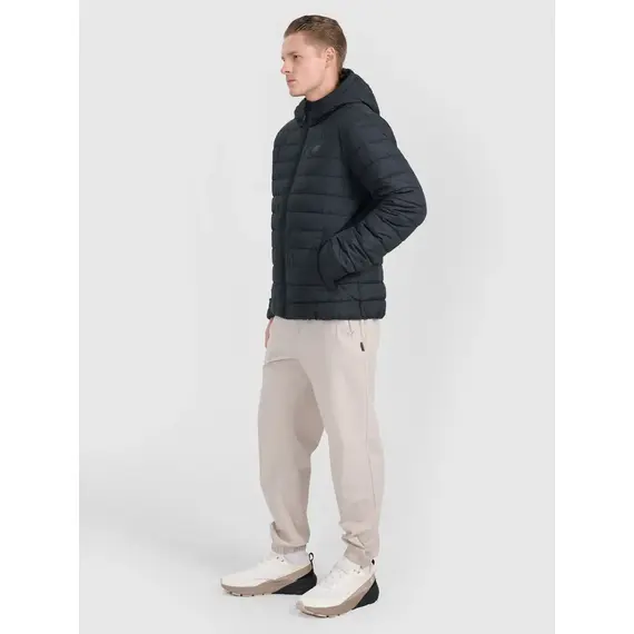 4F kurtka z kapturem z wypełnieniem syntetycznym 4FWAW25TDJAM598 czarna, Kolor: czarny, Rozmiar: L, 4 zdjęcie