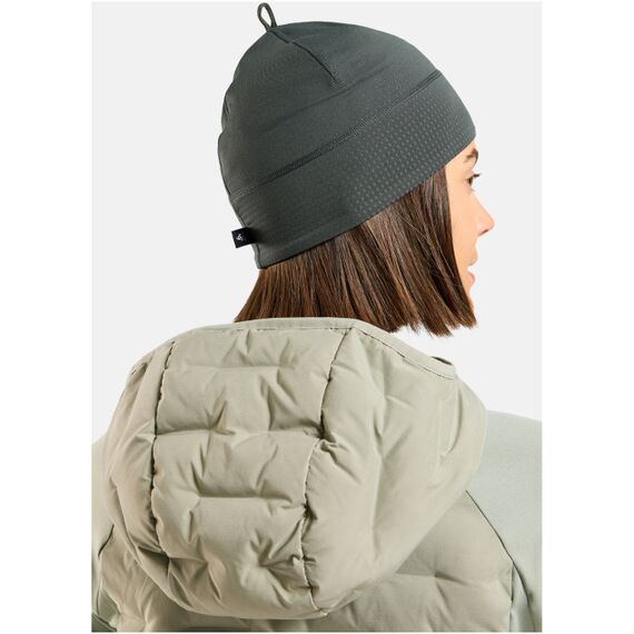 Czapka Odlo Hat POLYKNIT WARM REFLECTIVE zielona, 3 zdjęcie