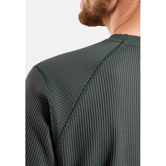 Bluza bez kaptura Odlo Mid Layer CUBIC zielona, Kolor: zielony, Rozmiar: M, 2 zdjęcie