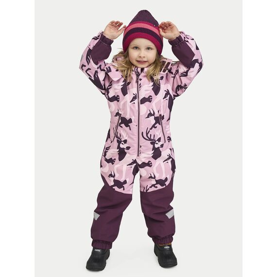 REIMA kombinezon narciarski dziecięcy Kurikka różowy, Kolor: różowy, Rozmiar: 140 cm, 10 zdjęcie