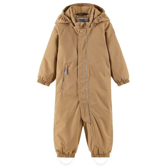 REIMA kombinezon narciarski dziecięcy Puhuri brązowy, Kolor: brązowy, Rozmiar: 86 cm