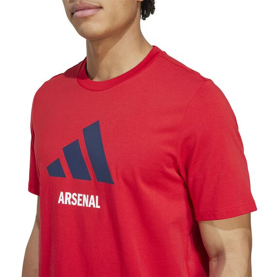 adidas Koszulka Arsenal Londyn FC 24/25 Session Graphic Tee JM9415, Kolor: czerwony, Rozmiar: L, 3 zdjęcie