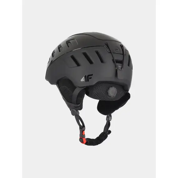 4F kask narciarski U094 czarny, Kolor: czarny, Rozmiar: 56-61, 3 zdjęcie