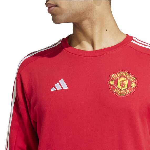 adidas Bluza Manchester United DNA IT4163, Kolor: czerwony, Rozmiar: M, 4 zdjęcie