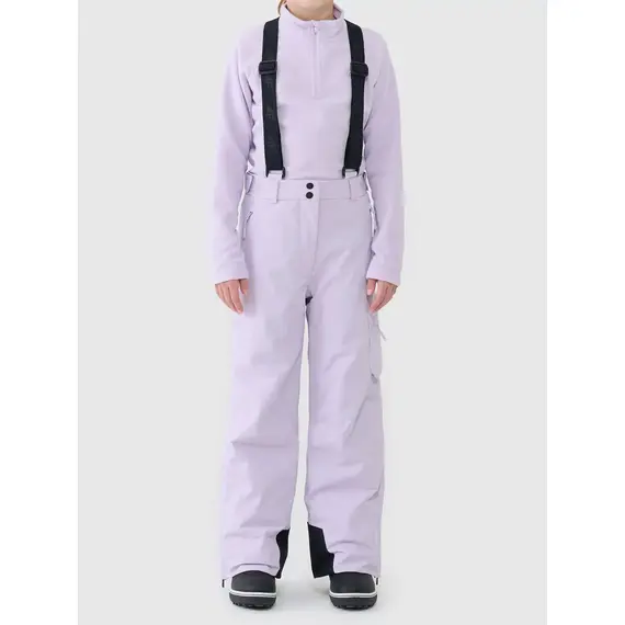 4F ocieplane spodnie narciarskie 4FJWAW25TFTRF0962 fioletowe, Kolor: fioletowy, Rozmiar: 158