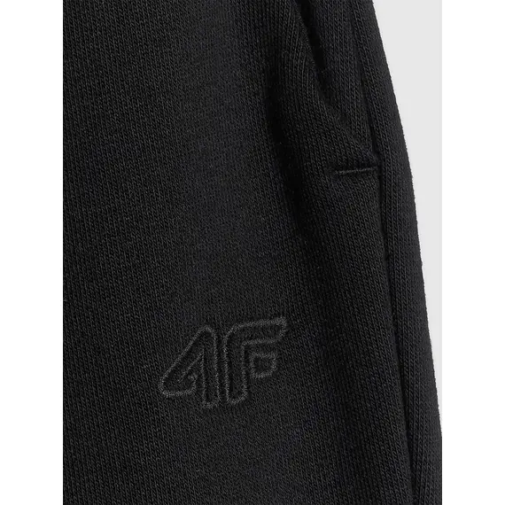 4F spodnie z dzianiny chłopięce z meszkiem wewnątrz 4FJWMM00TTROM1510 czarne, Kolor: czarny, Rozmiar: 134, 5 zdjęcie