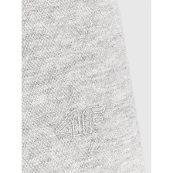 4F spodnie z dzianiny chłopięce z meszkiem wewnątrz 4FJWMM00TTROM1510 szare, Kolor: szary, Rozmiar: 158, 5 zdjęcie