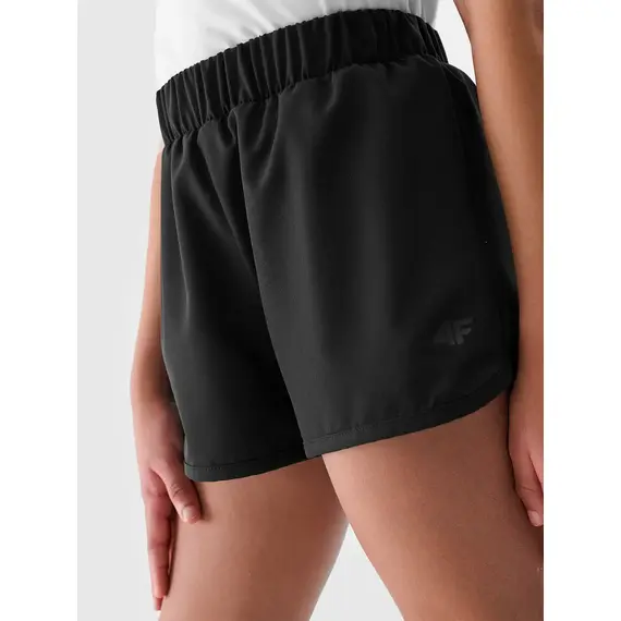 4F zestaw na w-f dla dziewczynki koszulka, spodenki , worek 4FJWAW25TAPSF081, Kolor: czarny, Rozmiar: 146/152, 5 zdjęcie