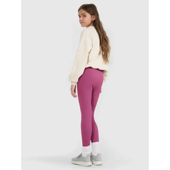 4F legginsy dla dziewczynek 4FJWAW25TTIGF244 różowe, Kolor: różowy, Rozmiar: 152/158, 5 zdjęcie