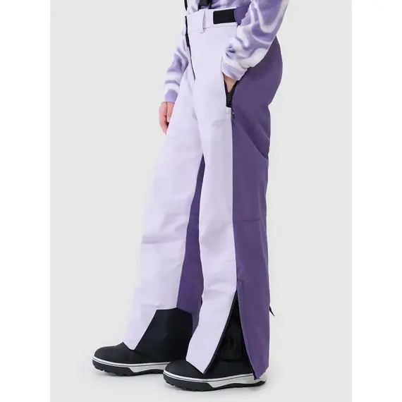 4F ocieplane spodnie narciarskie na szelki 4FJWAW25TFTRF0950 fioletowe, Kolor: fioletowy, Rozmiar: 158, 2 zdjęcie