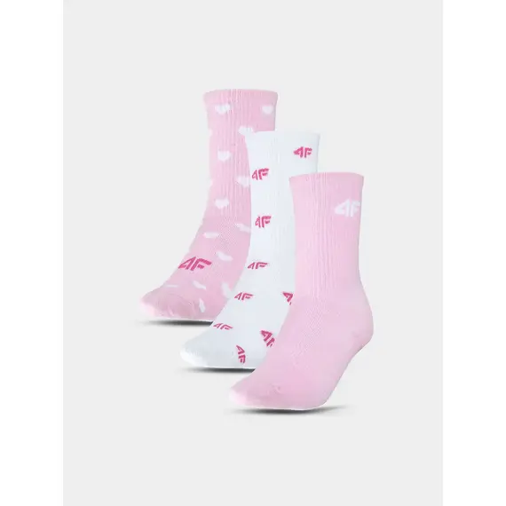 4F skarpetki dla dziewczynki za kostke 3-pak