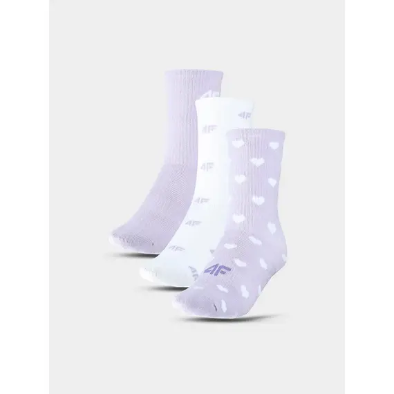 4F skarpetki dla dziewczynki za kostke 3-pak