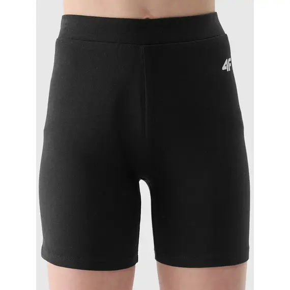 4F zestaw na w-f dla dziewczynki koszulka, spodenki i worek na buty 4FJWAW25TAPSF082, Kolor: czarny, Rozmiar: 134/140, 3 zdjęcie