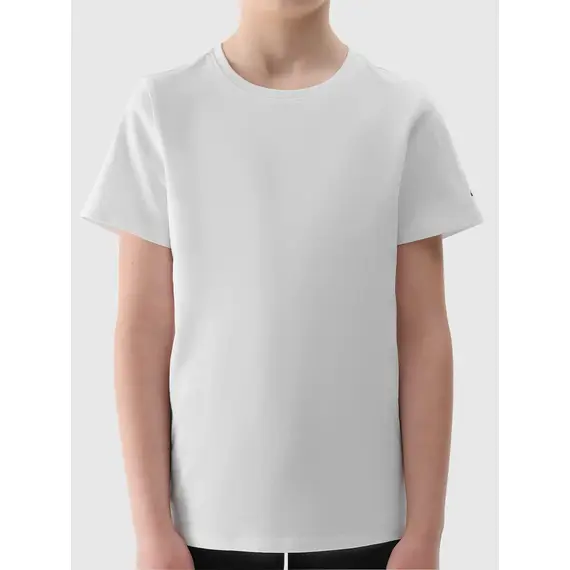 4F zestaw na w-f dla dziewczynki koszulka, spodenki i worek na buty 4FJWAW25TAPSF082, Kolor: czarny, Rozmiar: 146/152, 4 zdjęcie