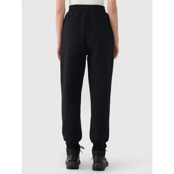 4F spodnie z dzianiny o waflowym splocie 4FWAW25TTROF1184 czarne, Kolor: czarny, Rozmiar: S, 3 zdjęcie