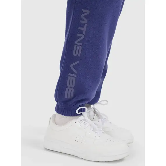 4F spodnie chłopięce z dzianiny polarowej 4FJWAW25TTROM1254 niebieskie, Kolor: granatowy, Rozmiar: 128, 3 zdjęcie